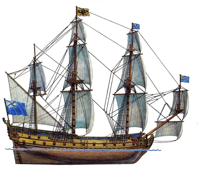 sailing ship illustration