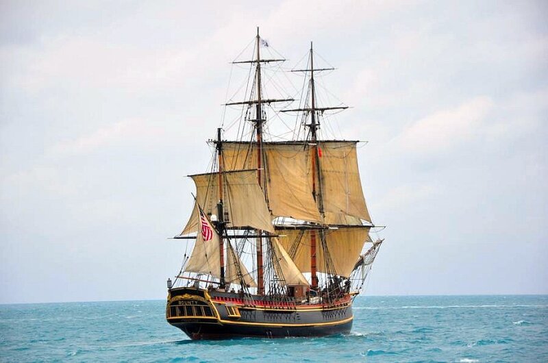 Sailing Ship on Ocean