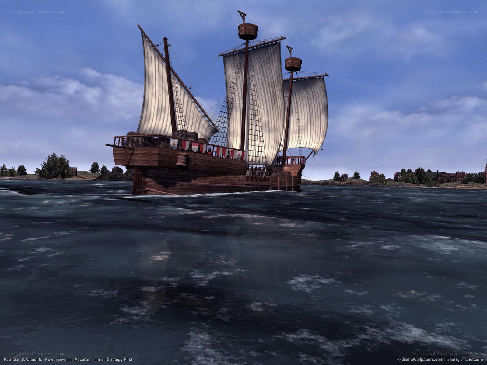 sailing ship on the sea
