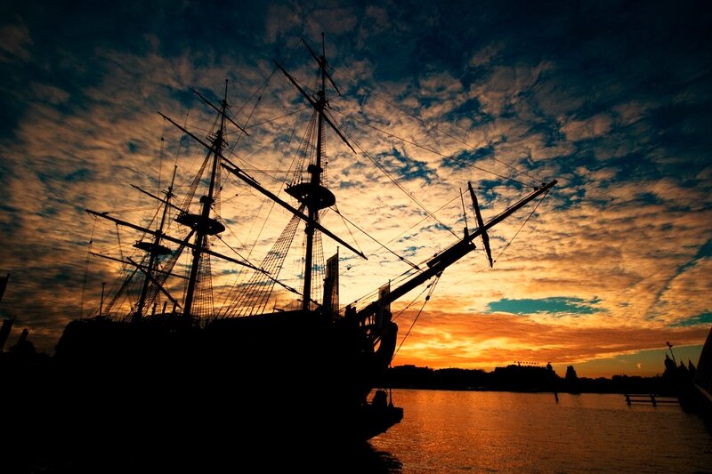 Sailing Ship Silhouette