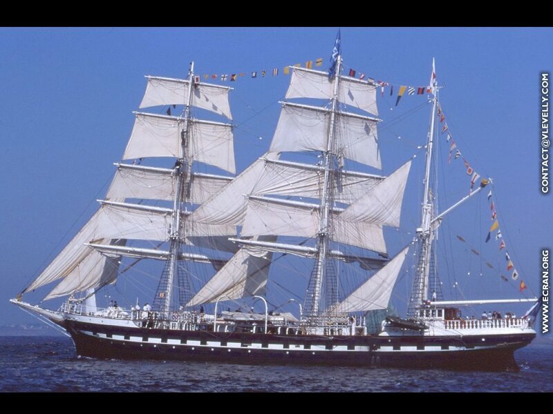 Sailing Ship with Sails