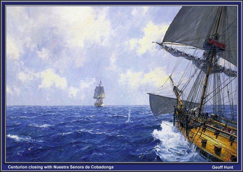 Sailing ships at sea