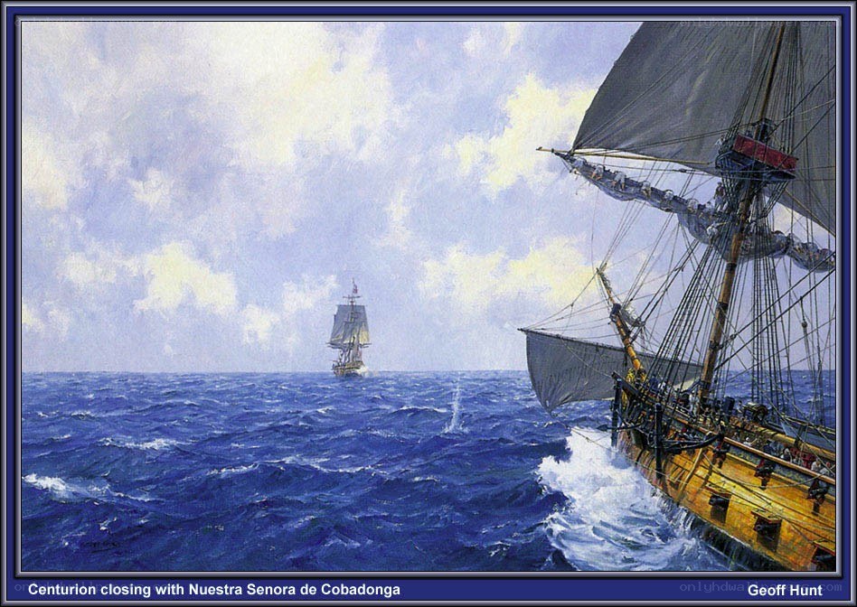 Sailing ships at sea
