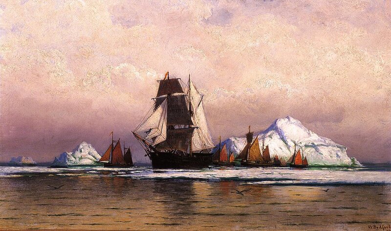 Sailing Ships in Ice