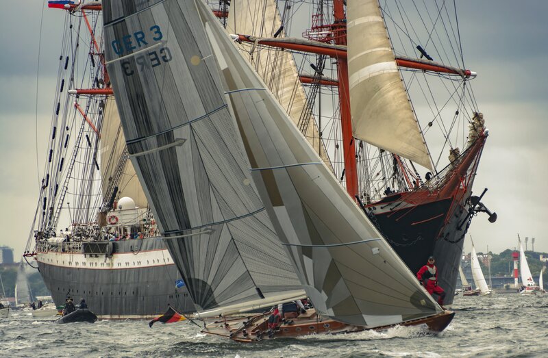 Sailing Ships in Race