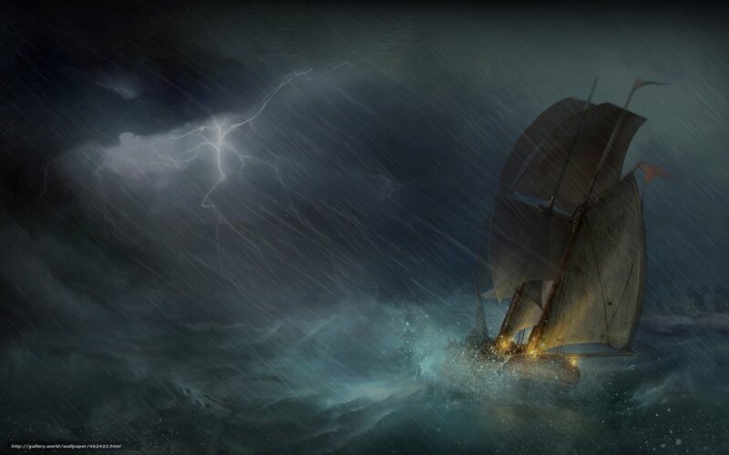 Sailing through a storm