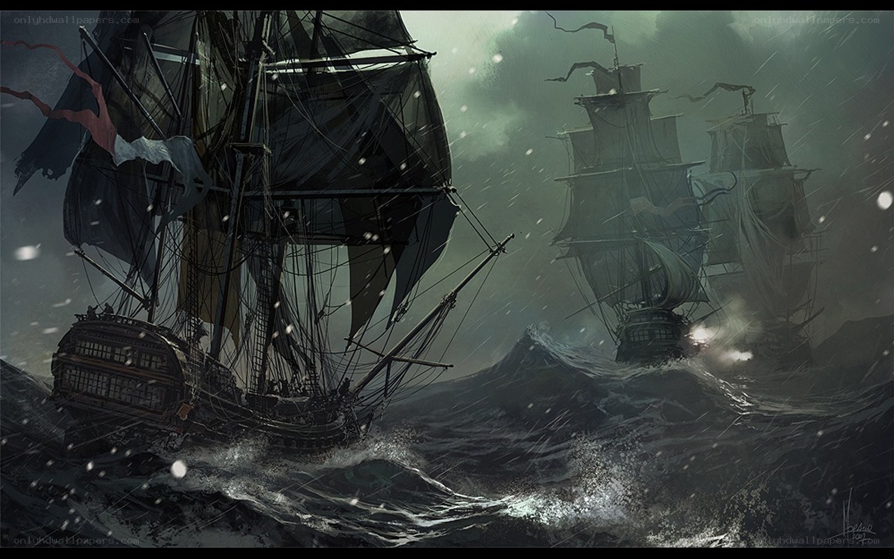 Sailing through a stormy sea