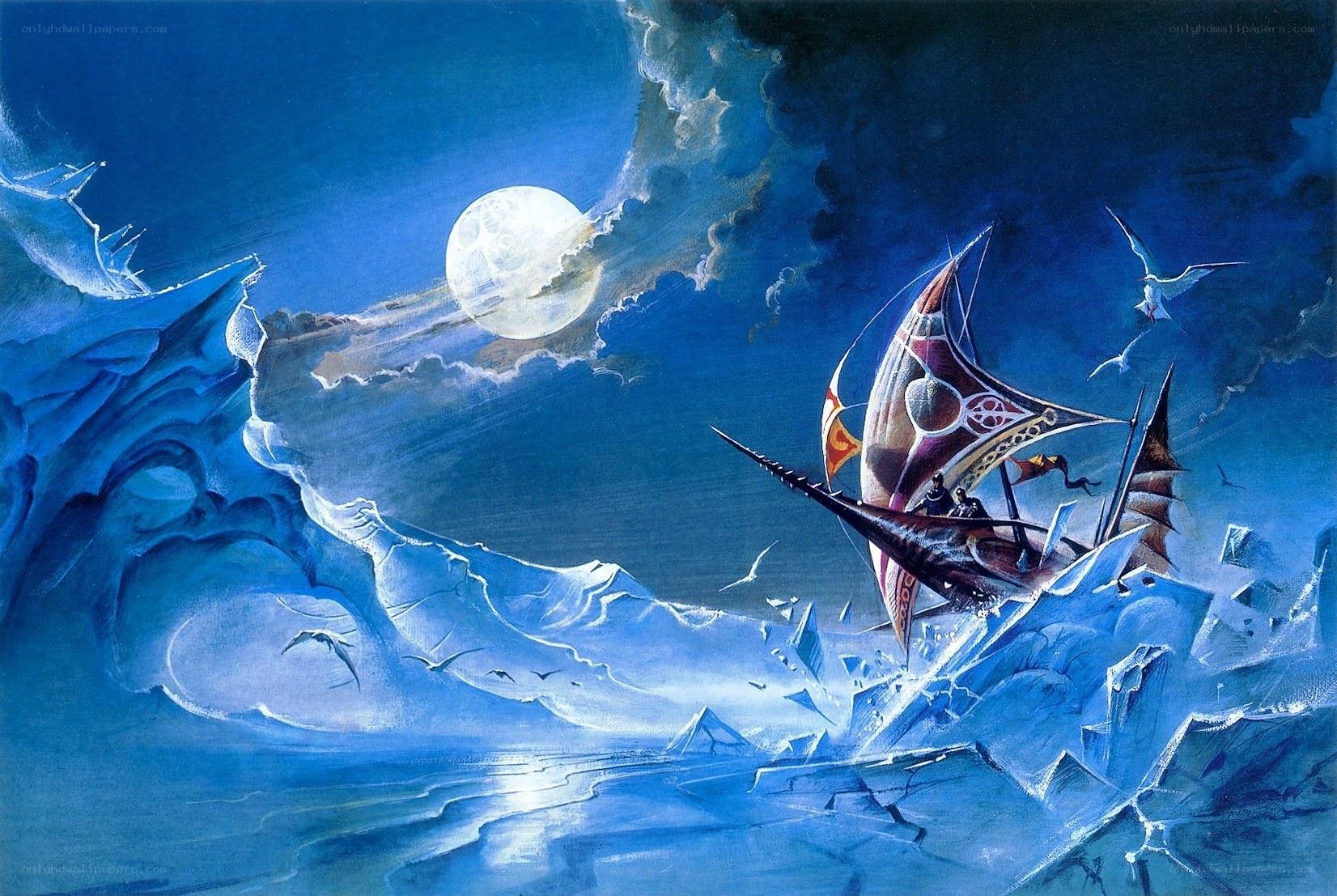 Sailing through icy waters