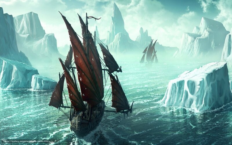 Sailing through icy waters