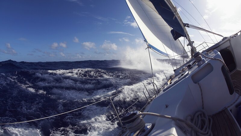 Sailing through rough seas