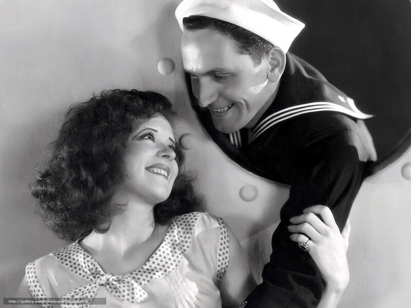 Sailor and woman in a tender moment