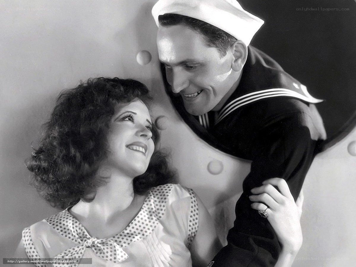 Sailor and woman in a tender moment