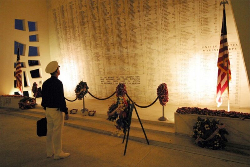 Sailor at Memorial