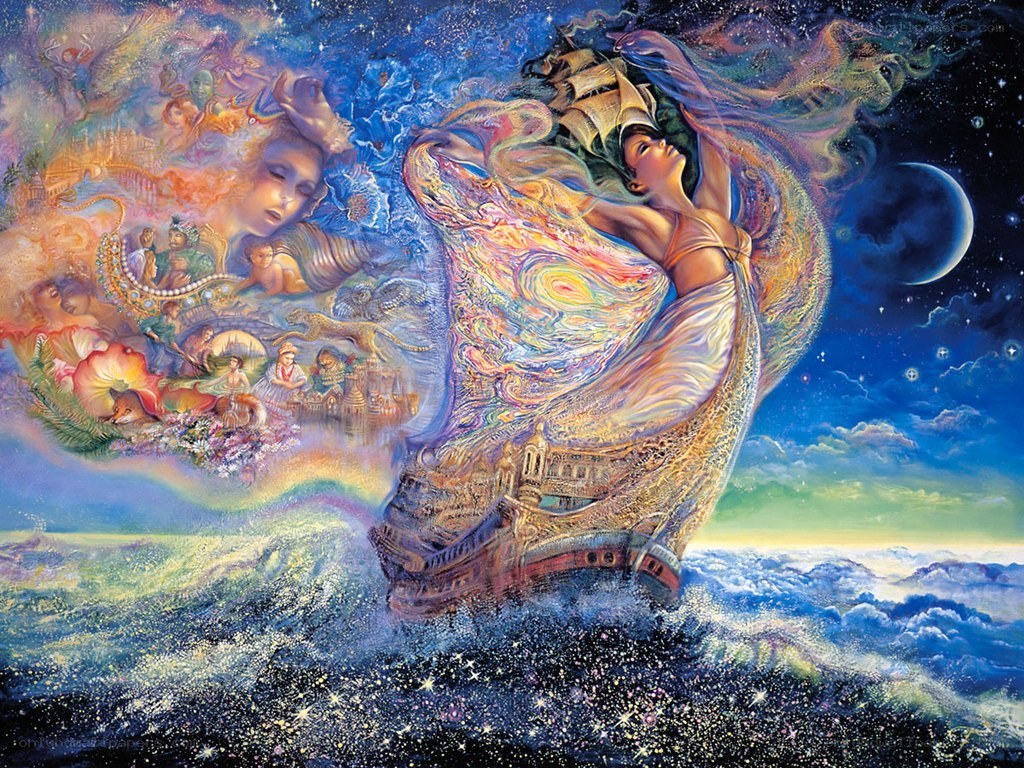 Sailor in a dreamy sea