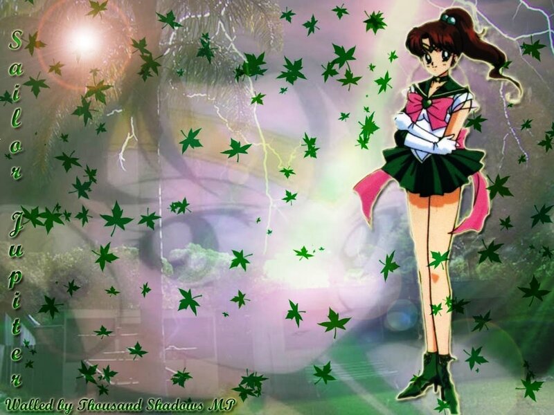 Sailor Jupiter Character — Green, Dramatic, Autumn