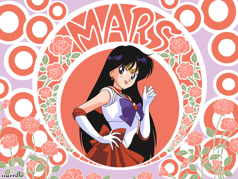 Sailor Mars character art