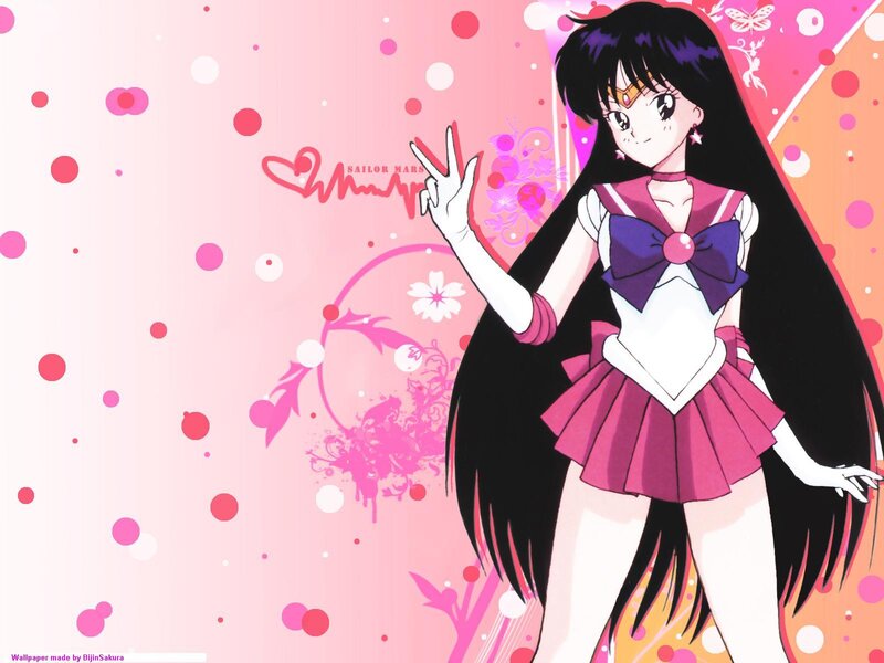 Sailor Mars Character — Pink