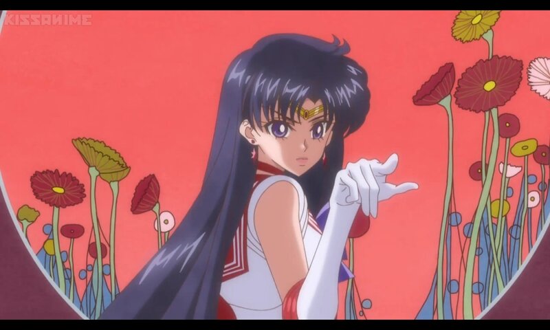 Sailor Mars Character — Red, Dramatic