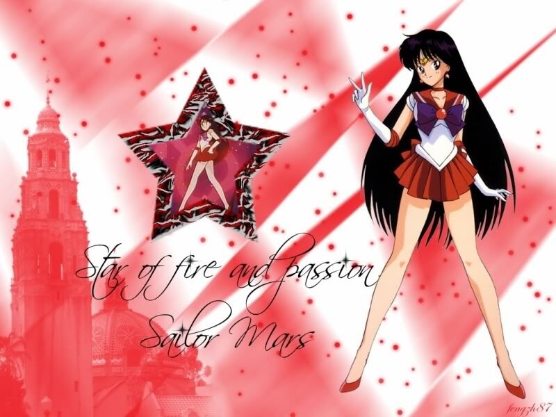 Sailor Mars Character — Red