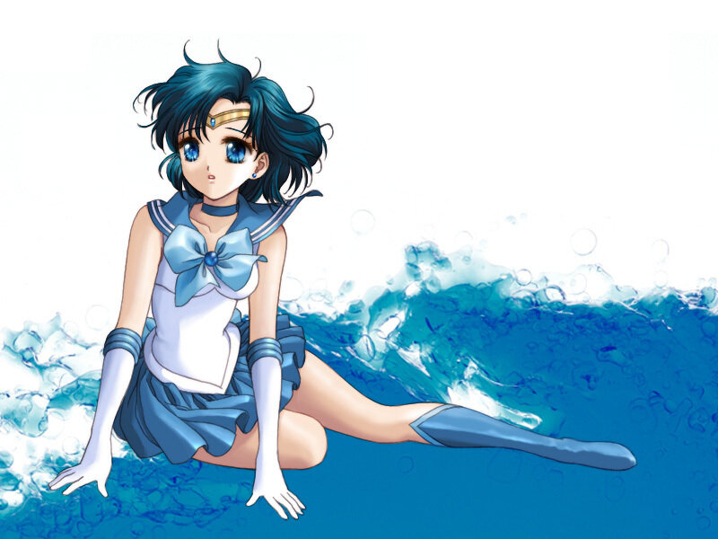 Sailor Mercury by water