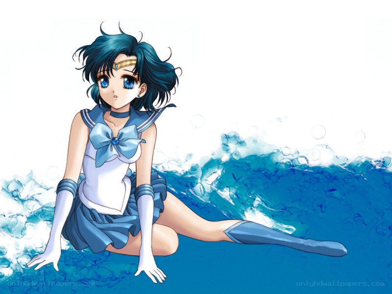 Sailor Mercury by water