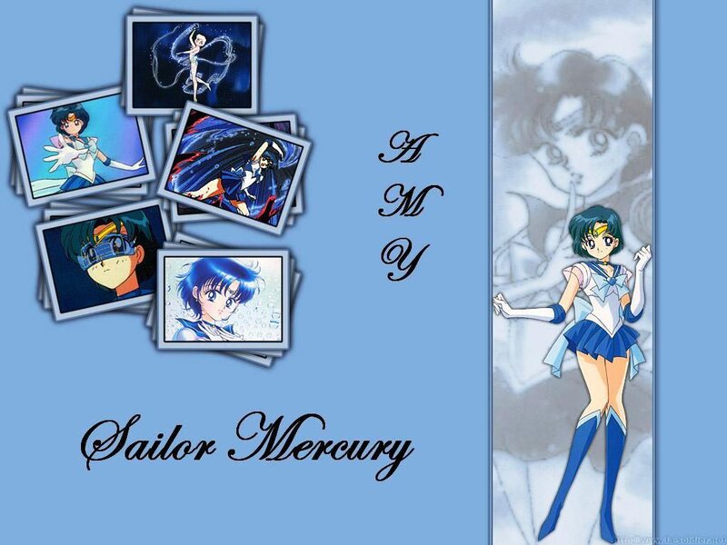 Sailor Mercury Character — Blue, Calm
