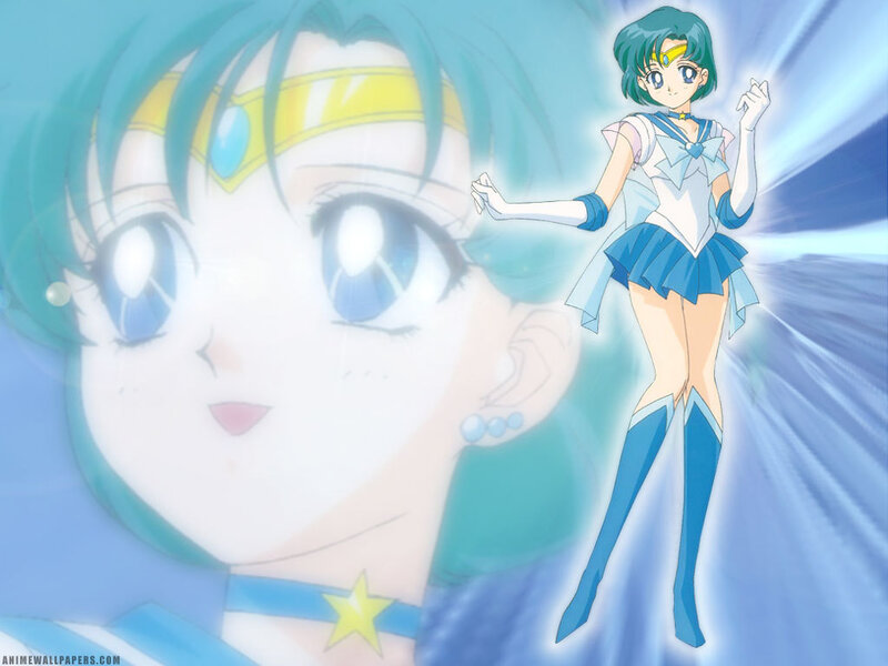 Sailor Mercury Character — Blue, Dramatic, Anime
