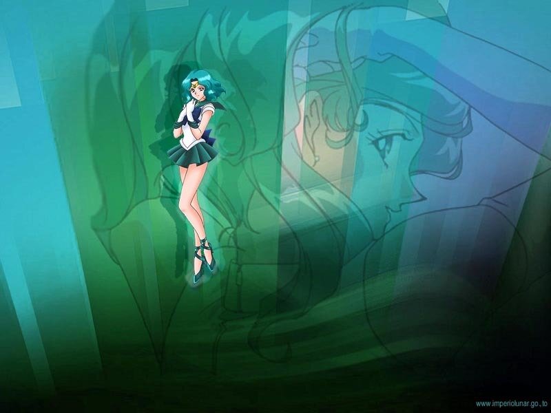 Sailor Mercury Character — Green