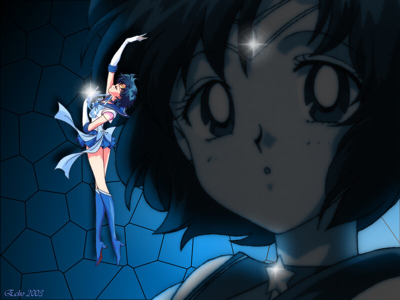 Sailor Mercury in action