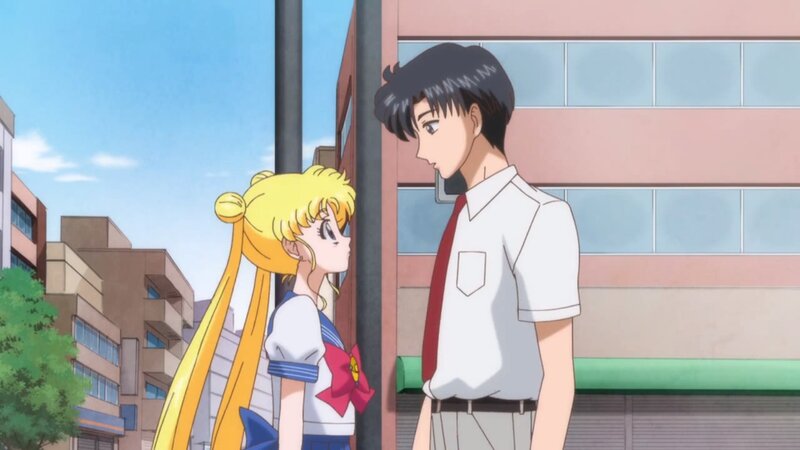 Sailor Moon and a Boy