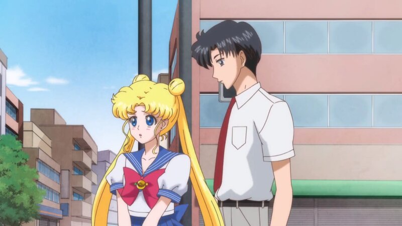 Sailor Moon and a Boy — Yellow