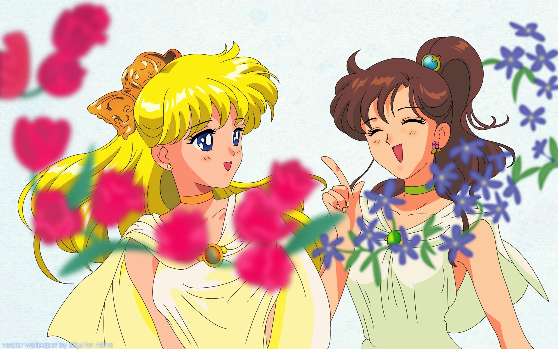 Sailor Moon and a friend