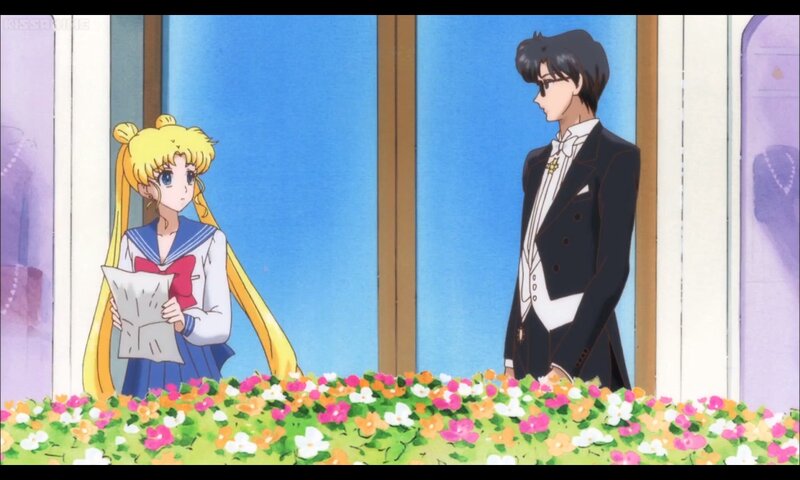 Sailor Moon and a Man — Blue