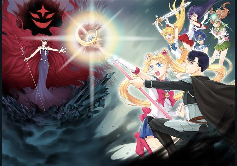 Sailor Moon and Allies — Blue, Dramatic, Anime, Sailor Scouts
