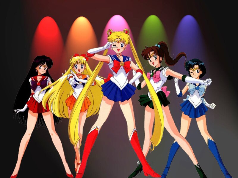 Sailor Moon and Allies — Blue, Dramatic, Anime