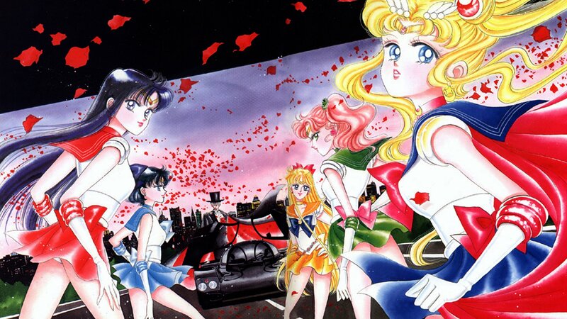 Sailor Moon and Allies — Blue, Dramatic, Night, Manga