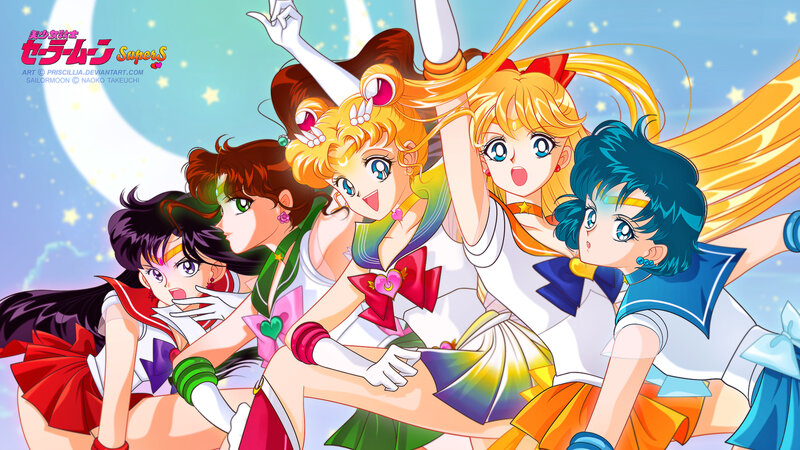 Sailor Moon and Allies — Blue, Energetic