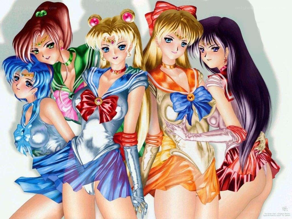Sailor Moon and allies group