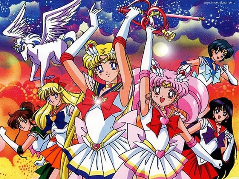 Sailor Moon and Allies — Pink, Dramatic