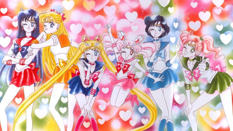 Sailor Moon and Allies — Pink, Joyful, Vibrant