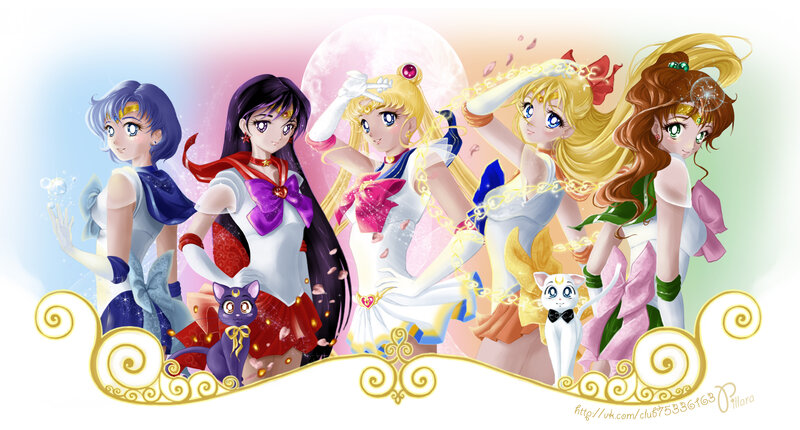 Sailor Moon and Allies — White
