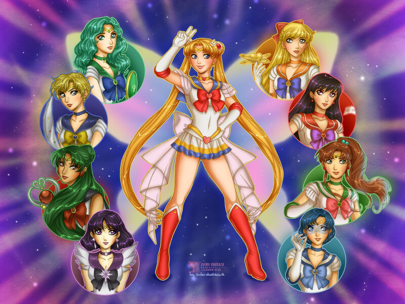 Sailor Moon and Her Allies — Purple
