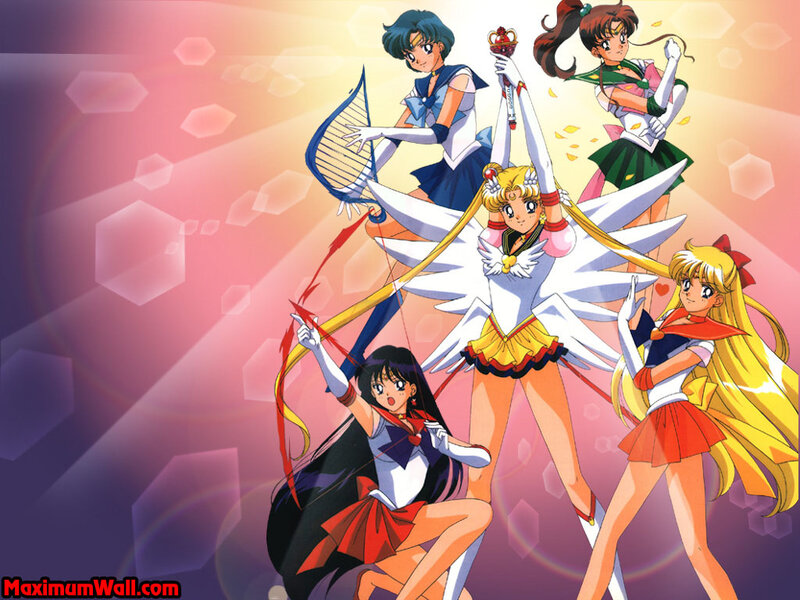 Sailor Moon and her friends