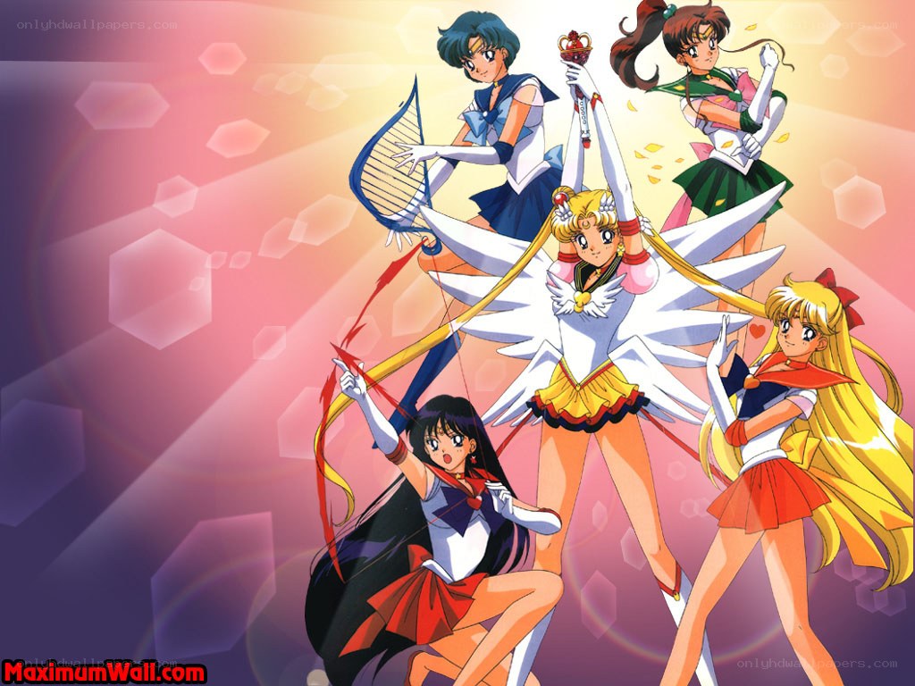Sailor Moon and her friends