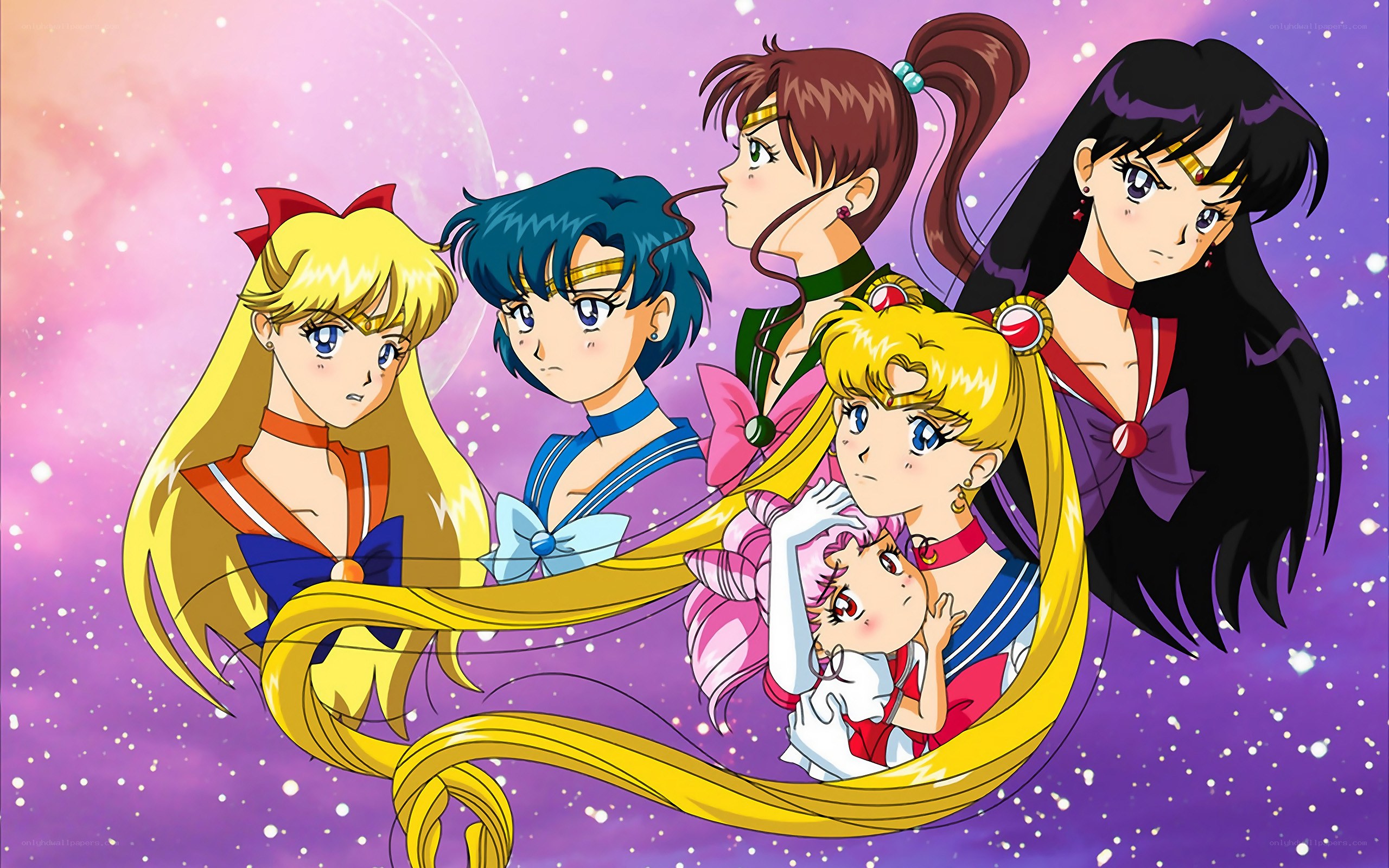Sailor Moon and her friends