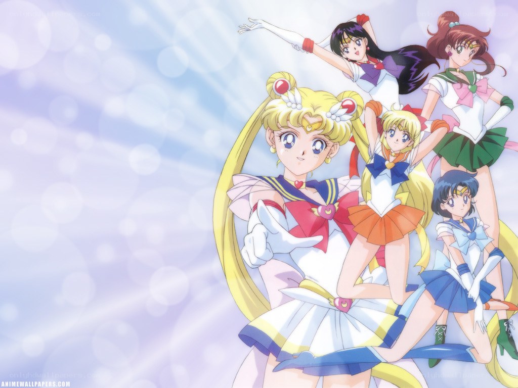 Sailor Moon and her friends