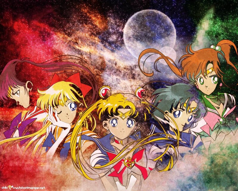 Sailor Moon and her friends