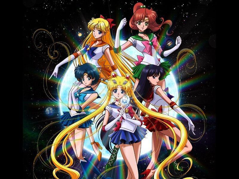 Sailor Moon and Her Team — Blue, Dramatic