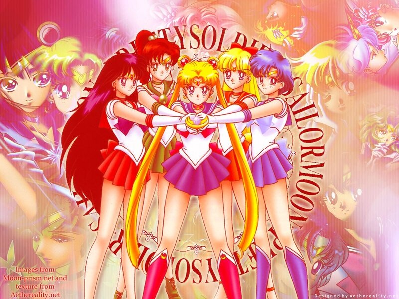 Sailor Moon and Her Team — Pink