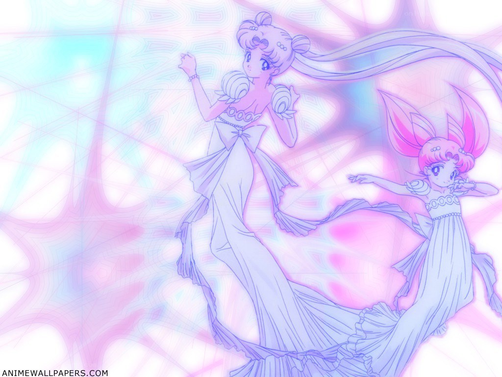 Sailor Moon and Sailor Chibi Moon